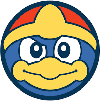 The Dede Dome logo: King Dedede's face in a ring