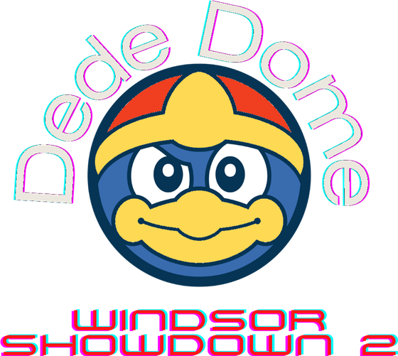 The Windsor Showdown 2 logo: Dede Dome over King Dedede's face