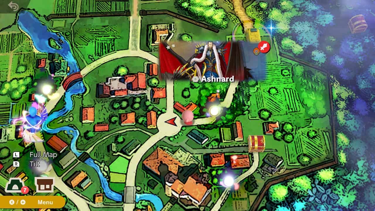 The World of Light map
